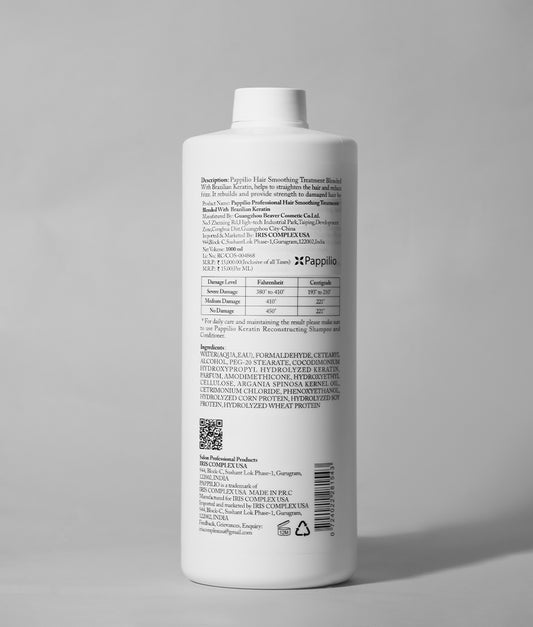 Hair Smoothing Treatment (Brazilian Keratin) 1000ml