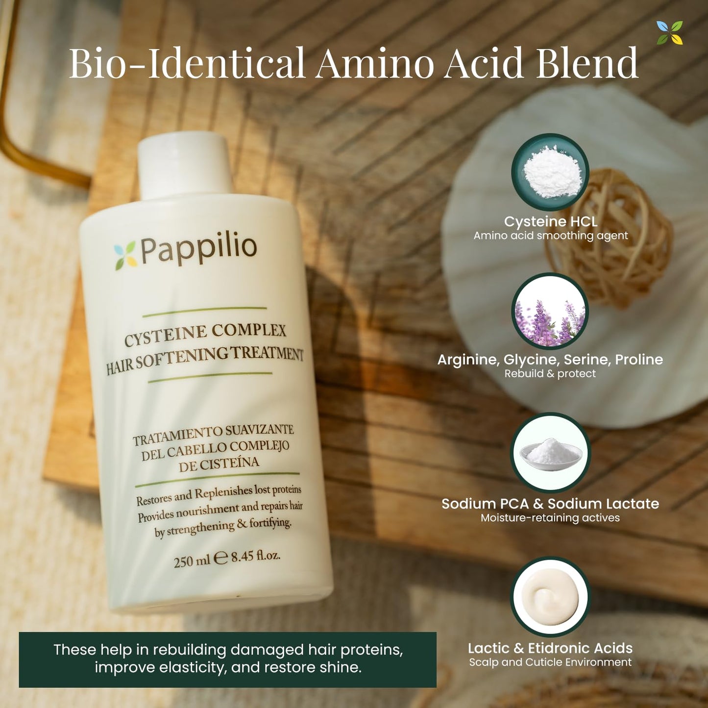 Cysteine Complex Hair Softening Treatment