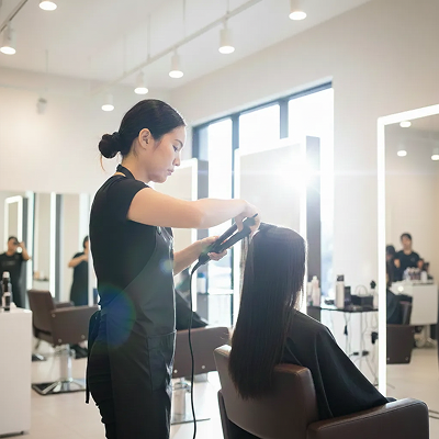 Clients experiencing post
treatment frizz or breakage