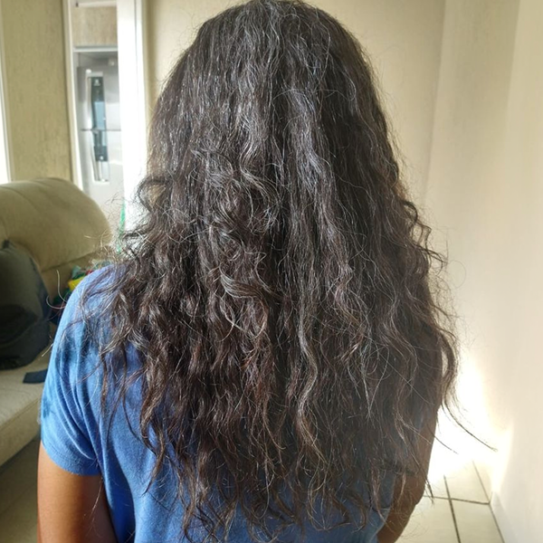 Curly & unmanageable