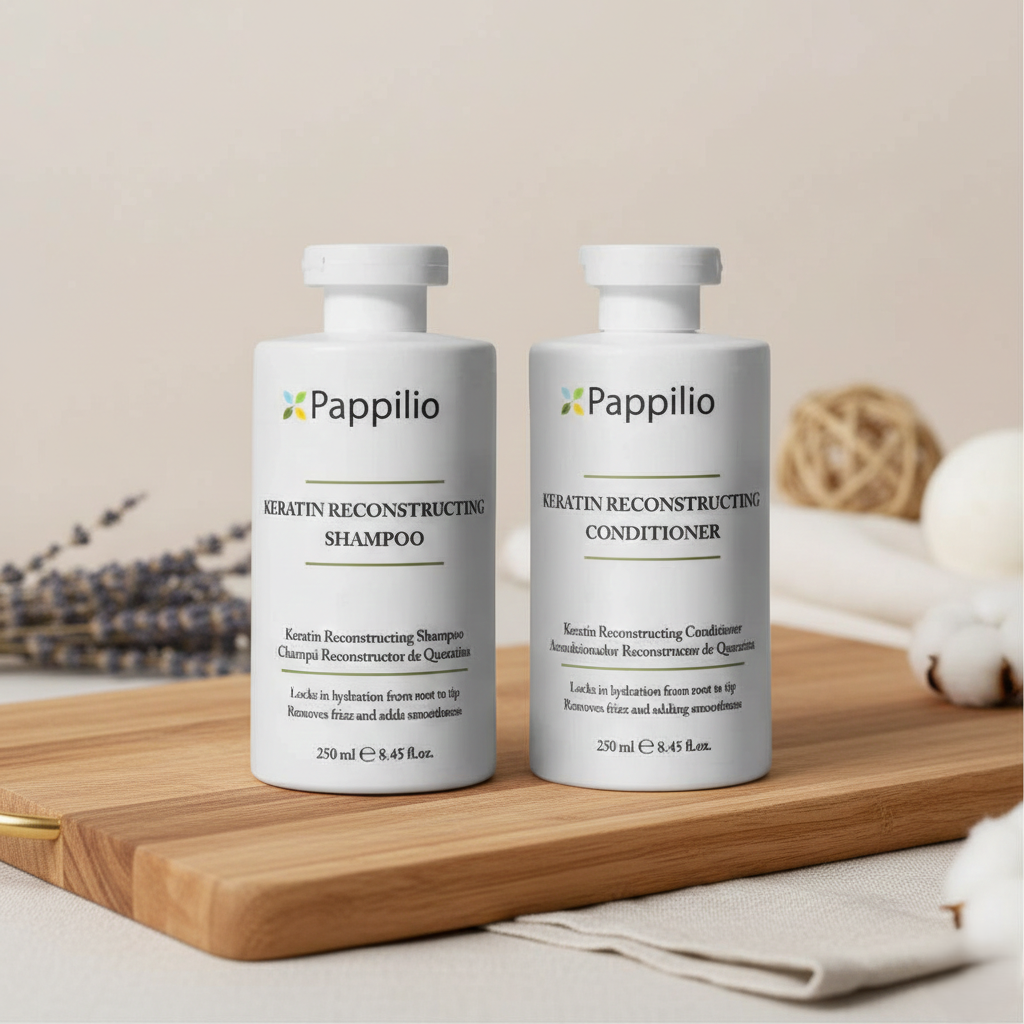 Post-Keratin Care Combo, Keratin Shampoo + Conditioner | 250ml Each