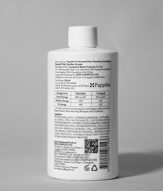 Hair Smoothing Treatment (Brazilian Keratin) 250ml