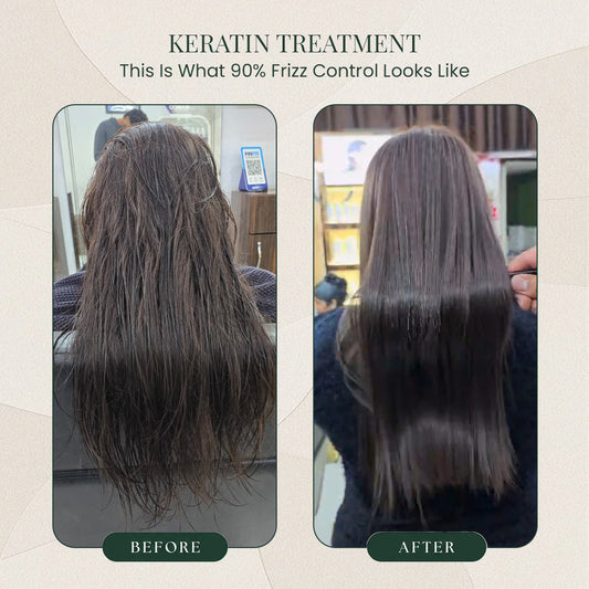 Hair Keratin Treatment Kit, Salon-Grade Smoothing System