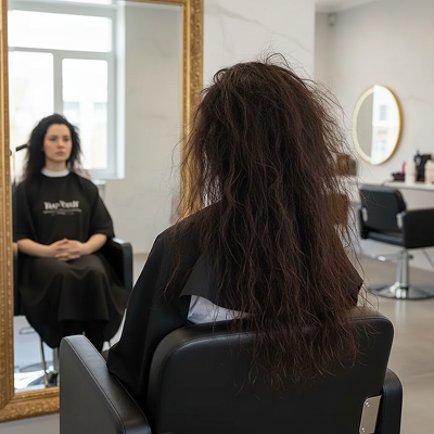 Curly, wavy, or frizz-prone hair