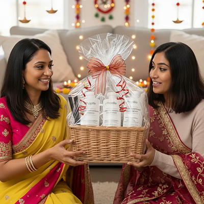 Perfect for premium festive gifting and haircare routines.
